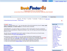Tablet Screenshot of bookfinder4u.com